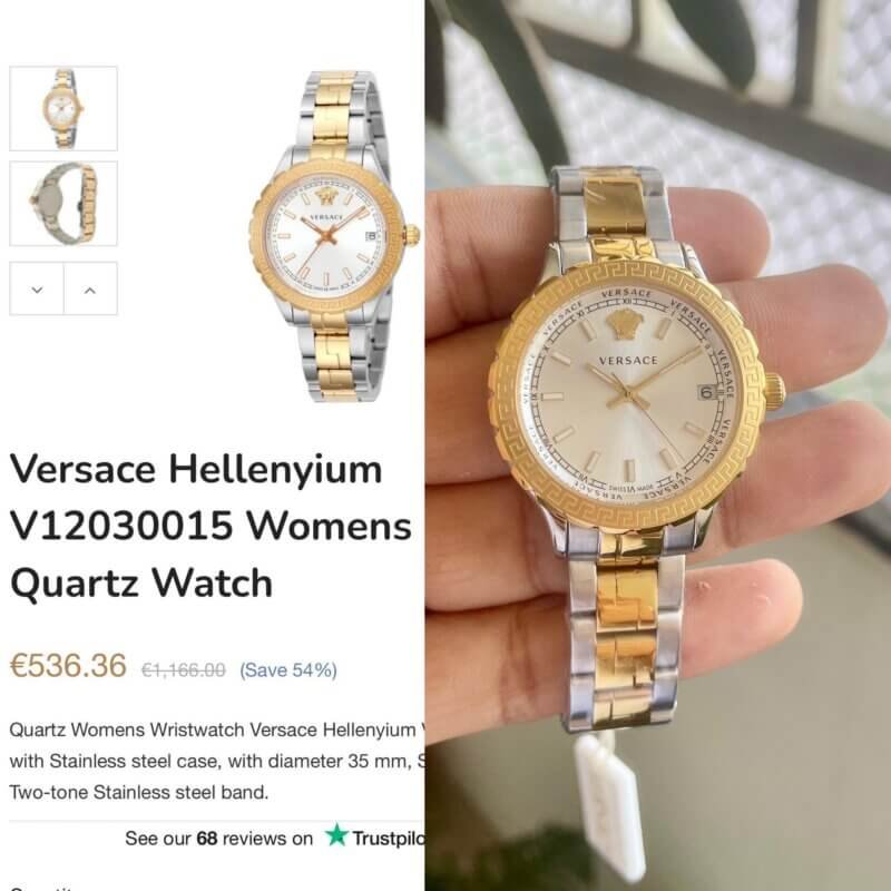 VERSACE HELLENYIUM QUARTZ