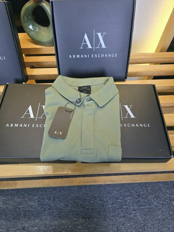 AX Polo T Shirt Green M367-GR