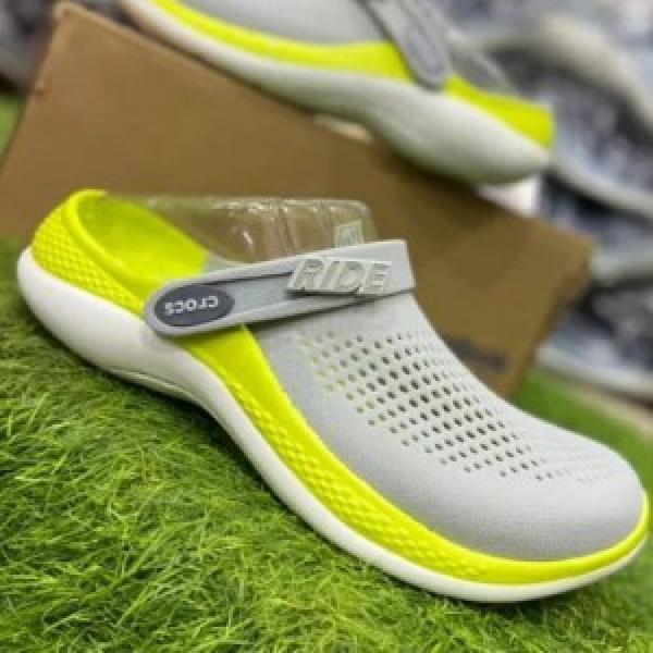 Crocs-literide-360-grey-yellow