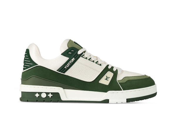 LV TRAINER SNEAKERS GREEN