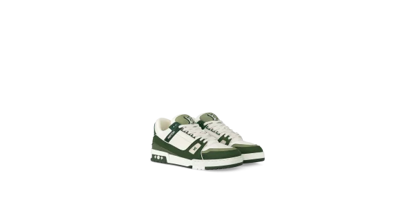 LV TRAINER SNEAKERS GREEN